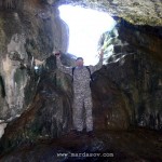 Алексей в пещере
