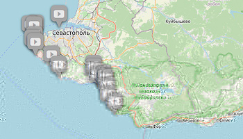 Интерактивная карта подводных маршрутов